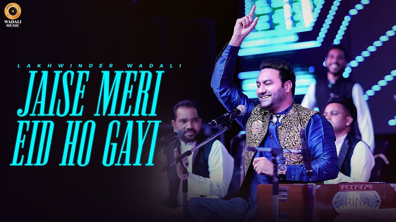 Jaise Meri Eid Ho Gayi   Live  Lakhwinder Wadali  Punjabi Icon Award  Baisakhi Di Raat  Mumbai