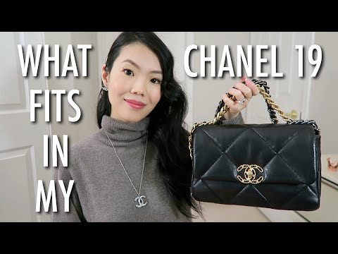 CHANEL 19 BAG: WHAT'S IN MY BAG With & Without Organizer