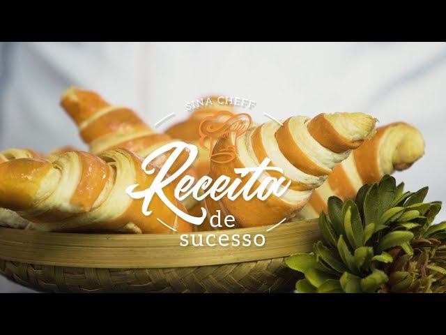 Receita de Croissant Colorido - Sina Cheff Profissional