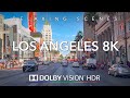 Driving Los Angeles 8K HDR Dolby Vision - Bel Air to Downtown LA (Los Santos)