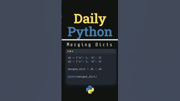 How to merge two dictionaries  #pythonforbeginners #pythonprogramming #codingtutorial