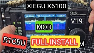 R1CBU - FULL INSTALL , XIEGU X6100 , MOD FIRMWARE , 2 Meters & 70cn Transverter, ft8 Decode, GPS screenshot 4