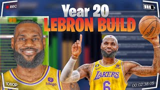 Year 20 LeBron James Build NBA 2k24