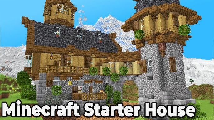 Minecraft: Medieval Starter House (aka Techno's House) ✨ Tutorial