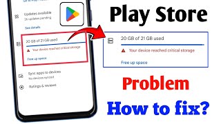 Your device reached critical storage problem play store | Play Store free up space to install screenshot 4