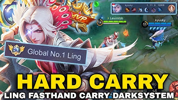 LING LORD SHEN FASTHAND GAMEPLAY HARD CARRY DARKSYSTEM MIYA AGAINST PRO ENEMY (INTENSE MATCH)!!