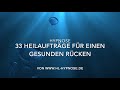 33 Heilaufträge für einen gesunden Rücken - Hypnose