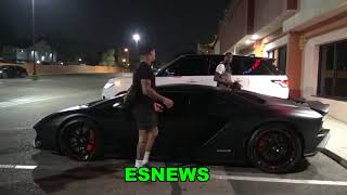 GERVONTA Davis Lamborghini Is Just Like A Batmobile Tank In Camp For Leo Santa Cruz