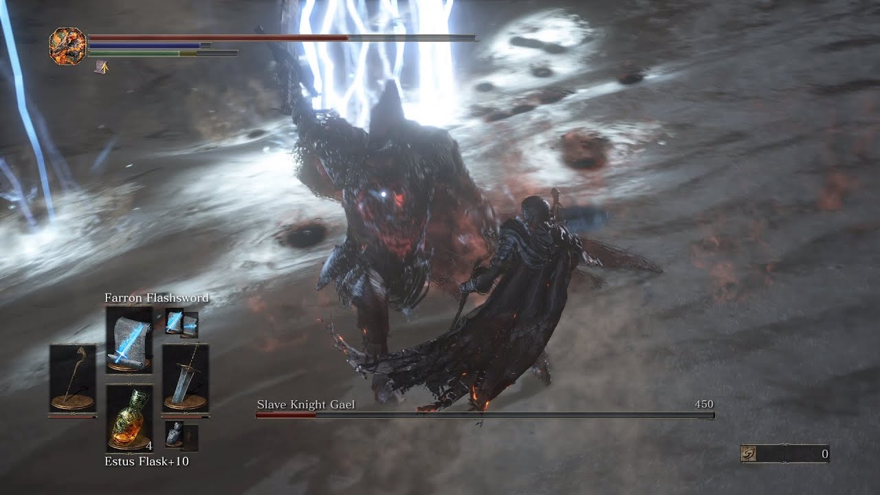 Dark Souls 3: Slave Knight Gael [Spellblade Build] - YouTube