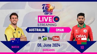 Live T20 World Cup 2024 Scorecard - Australia vs Oman : ICC Men's T20 World Cup