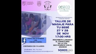 Introducción al Taller: Masajes para tu bebé