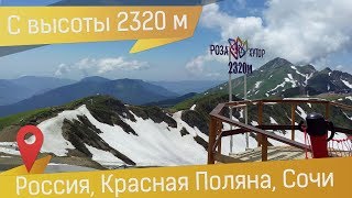 Красная Поляна летом: на Пике популярности. Прогулка в Роза Хутор, Газпром и Горки Город