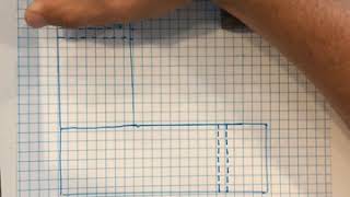 L-bracket blueprint drawing