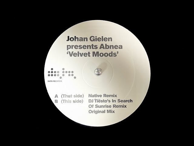 Johan Gielen Pres Abnea - Velvet Moods (Original Mix) (2000) - YouTube