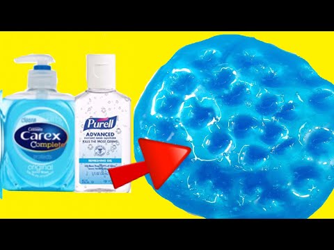 2 Ingredient Slime Slime With Hand Soap And Salt How To Make Slime Without Borax Glue