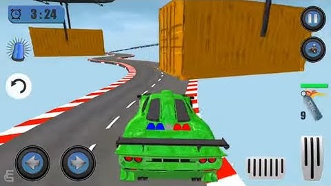 Police Car Driving Impossible Track Stunts #5 | Android Gameplay | Friction Games