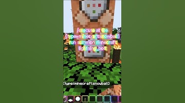 Cách tạo ra quả bóng tuyết đánh ra sét trong MINECRAFT!!!