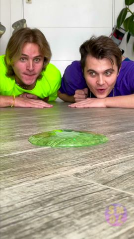 What happens if you stand on a slime? || Let's test different slimes! #shorts
