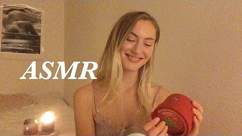 ASMR Get Unready With Me | Removing Makeup, Gentle Tapping, Hair brushing, Whispers/Soft Spoken