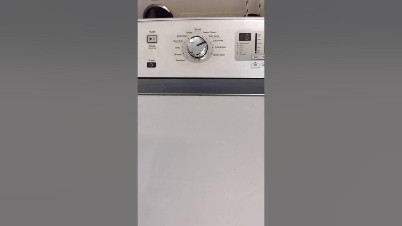 GE Washer Continually Pauses YouTube