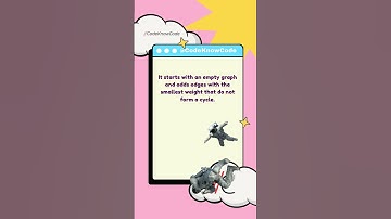 45-Second Crash Course: Kruskal