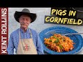 Pigs in a Cornfield | Spicy Sausage Casserole Recipe