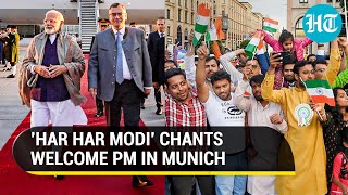 Modi Chants, Bavarian Band: How Munich welcomed Modi on arrival for G7 Summit