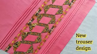latest and creative trouser design for eid/beautiful trouser design 2021 by alisha designing