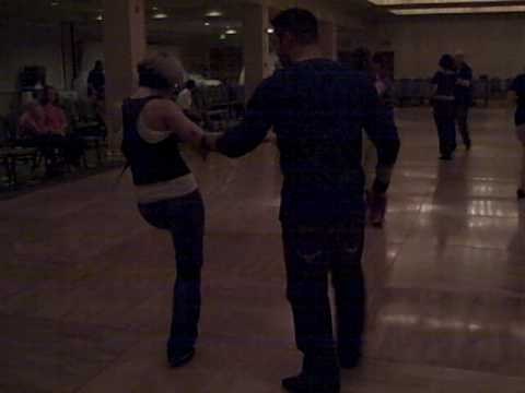 Luis Crespo and Stephanie Leitz 6 am dancing