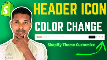 How To Make Header Icons Change Color On Scroll In Shopify