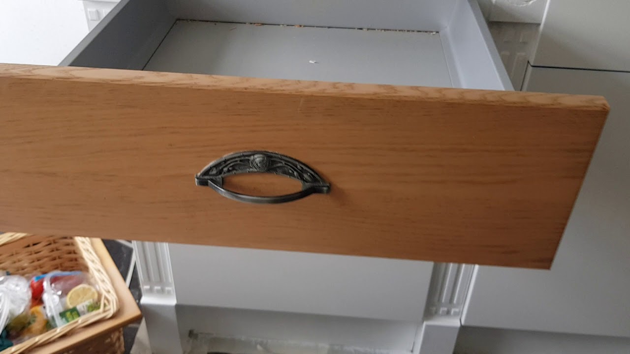 How to remove a new design kitchen drawer YouTube
