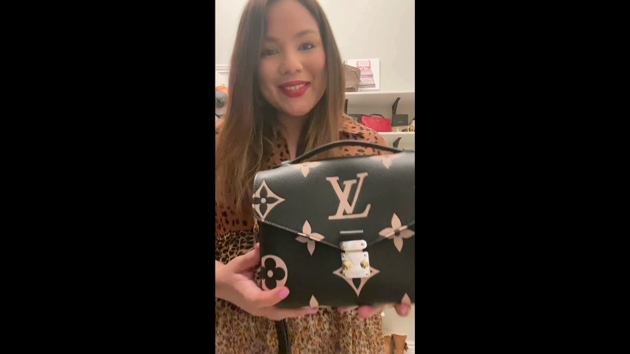 Louis Vuitton Unboxing/Reveal  Pochette Metis Empreinte Noir 