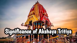 Astrological significance of Akshaya Tritiya