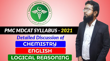 MDCAT Syllabus Explained (Logical Reasoning/Chemistry/English)