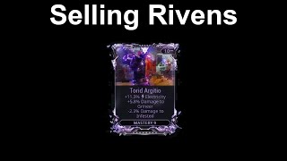How to price check rivens on the Warframe market