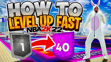 HOW TO LEVEL UP & HIT LEVEL 40/LEGEND FAST NBA 2K22! HIT LEVEL 40 & UNLOCK MASCOTS in 1 DAY NBA2K22!