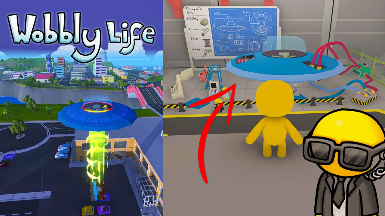 Unlocking UFO and the Secret UFO EGG in Wobbly Life on PS5
