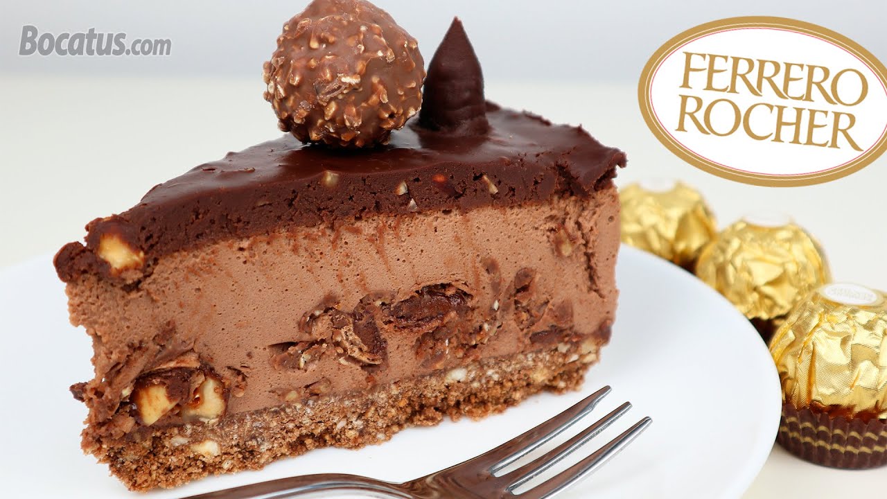 FERRERO ROCHER and NUTELLA Mousse Cake [eng-subs] - YouTube