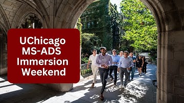 Step into UChicago MS-ADS Immersion Weekend