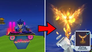 New *Flying Phoenix* Killing Effect in BedWars! (Blockman Go)