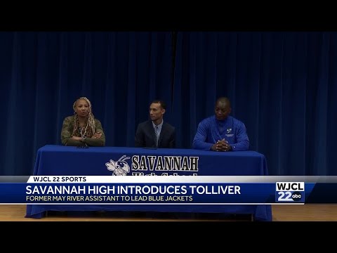 Savannah High School introduces Anthony Tolliver as head football coach