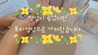 현금생활 💜 영상이 늦었지만 폭파영상으로 가져왔습니다