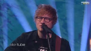 Video thumbnail of "Ed Sheeran - Perfect (The Ellen Show 2017) Legendado em (Português BR e Inglês) Tradução"