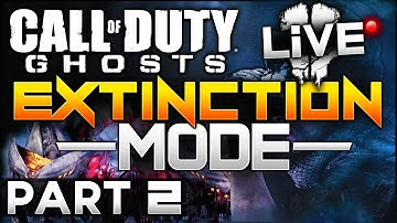 Call of Duty: Ghosts EXTINCTION MODE Gameplay - First Attempt PART 2 (CoD Ghost Alien Survival)