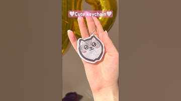 How to make a cute keychain🤍