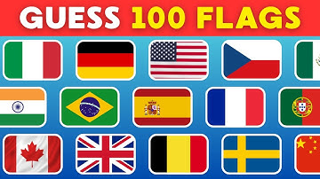 Guess 100 Flags In 3 Seconds 🚩🌍 | FLAG QUIZ CHALLENGE
