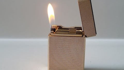 @St Dupont Ligne 1 Gold. Phom lùn vân kim cương 💎