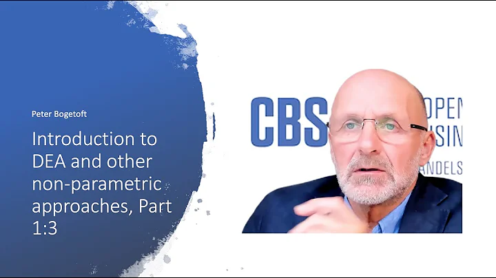 Peter Bogetoft, Introduction to DEA and other non-...