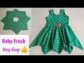 Baby Frock Cutting and Stitching|Hankerchief Baby Frock Cutting and Stitching|Baby Frock Designs