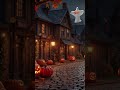 Creepy Halloween Ambience 👻🎃 Haunted Streets Under the Autumn Moon #shorts